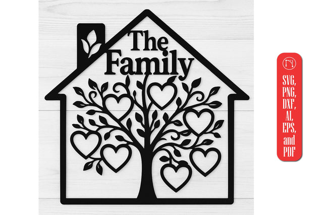 Elegant Family Name Frame SVG SVG MD JOYNAL ABDIN 