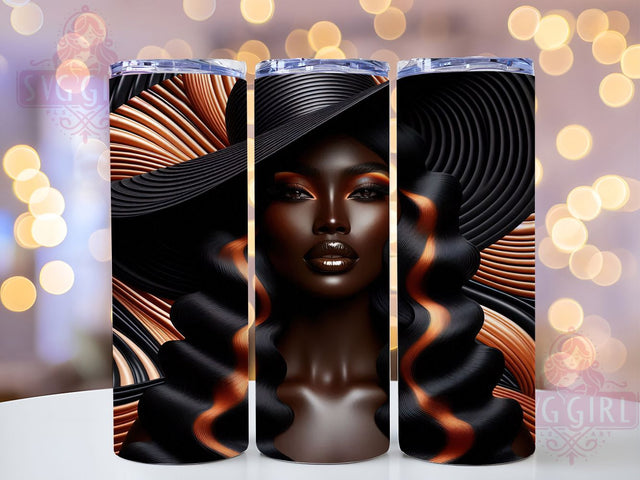 Elegant Fashionable Woman Tumbler, Elegant Lady Wrap, Stylish Cup Design, 20oz Sublimation Wrap, Chic Fashion Tumbler, Glamorous Lady Cup, Sophisticated Woman Wrap Sublimation SvggirlplusArt 