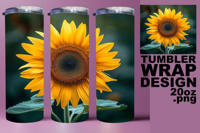 Elegant Floral Elegance 3D Tumbler Wrap - Sublimation 20oz Sublimation afrosvg 