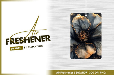Elegant flower gold and black illustration Sublimation Regulrcrative 
