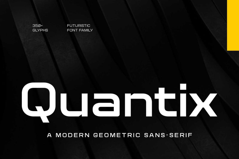 Elegant Futuristic – Quantix Font Arterfak Project 