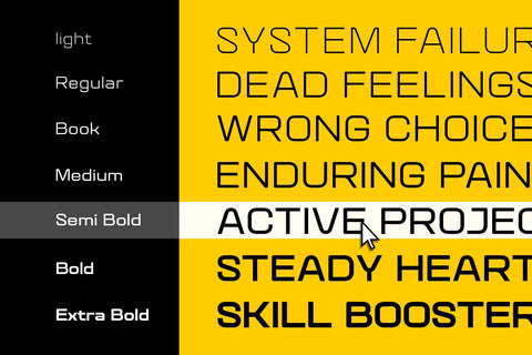 Elegant Futuristic – Quantix Font Arterfak Project 