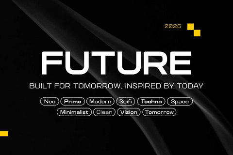 Elegant Futuristic – Quantix Font Arterfak Project 