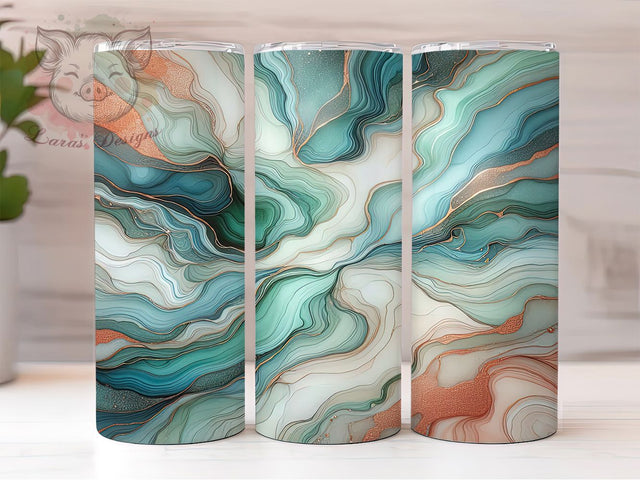 Elegant Glam Marble Glitter Tumbler, Elegant Swirl Wrap, 20oz Tumbler Sublimation, Glam Marble Design, Sparkling Stone Tumbler, Chic Glitter Wrap, Luxe Marble Sublimation Sublimation Lara' s Designs 