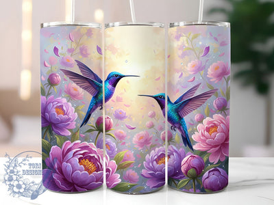 Elegant Hummingbird Nature Tumbler, Bird Lover Wrap, Elegant Hummingbird Cup, 20oz Sublimation Wrap, Stylish Bird Design Tumbler, Artistic Hummingbird Cup, Nature Bird Theme Wrap Sublimation ToriDesigns 
