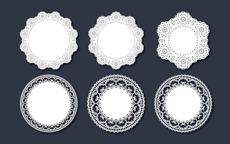 Elegant Lace Circle Frames Bundle SVG – Intricate Round Frame Design Collection Vol-5 SVG naemmiah021 