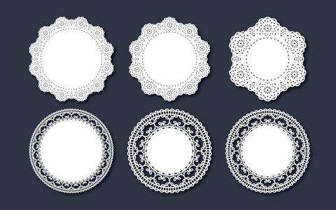 Elegant Lace Circle Frames Bundle SVG – Intricate Round Frame Design Collection Vol-5 SVG naemmiah021 