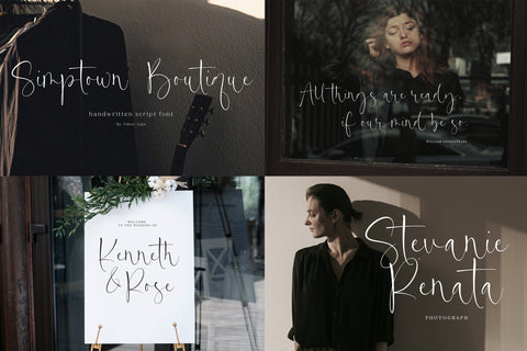 Elegant Luxury Script Font Bundle Font Timur type 