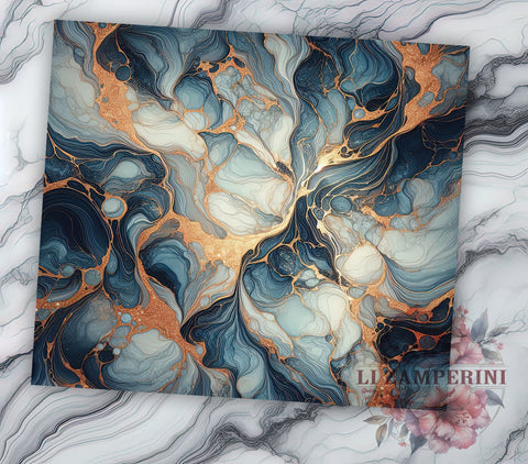 Elegant Marble 20oz Tumbler Wrap, Sublimation Design, Elegant Marble Drinkware, Unique Tumbler Pattern, Stylish Marble Design, Custom Tumbler Wrap, Marble Print Drinkware Sublimation Li Zamperini 