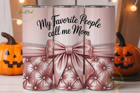 Elegant Mom Tumbler Wrap 20oz Sublimation PixelChick 