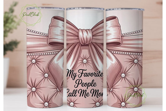 Elegant Mom Tumbler Wrap 20oz Sublimation PixelChick 