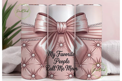 Elegant Mom Tumbler Wrap 20oz Sublimation PixelChick 