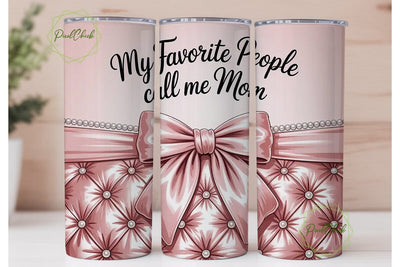Elegant Mom Tumbler Wrap 20oz Sublimation PixelChick 