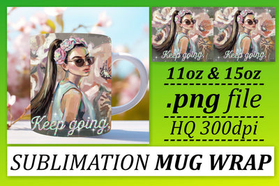 Elegant mug wrap designs, perfect for gifts! , Woman Sublimation afrosvg 