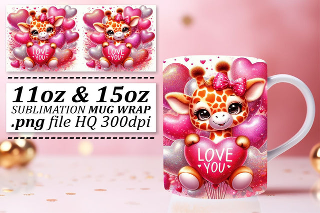 Elegant mug wraps, impress your family and friends! , Valentines Sublimation afrosvg 