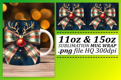 Elegant mug wraps, impress your family and friends! , Xmas Sublimation afrosvg 