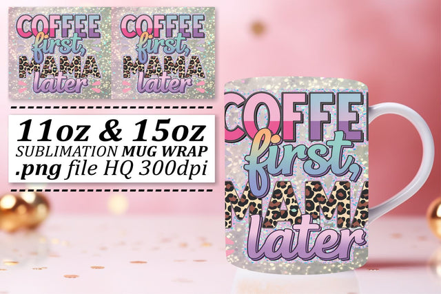 Elegant mug wraps, impress your friends and family! , Mothers Day Sublimation afrosvg 