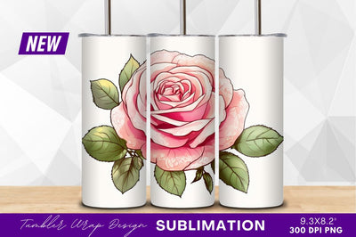 Elegant pink rose blossom clipart png Sublimation Regulrcrative 