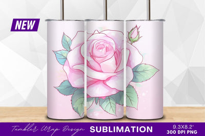 Elegant pink rose clipart png Sublimation Regulrcrative 