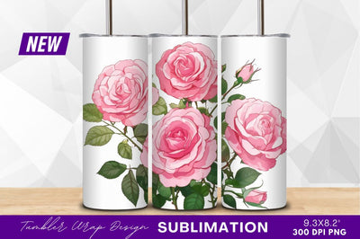 Elegant pink roses floral clipart png Sublimation Regulrcrative 
