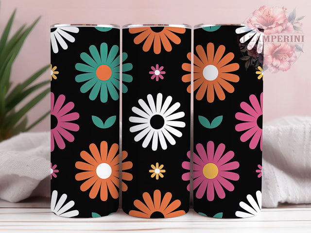 Elegant Romantic Floral Tumbler, Flower Wrap, Romantic Design, Sublimation Art, 20oz Tumbler, Cute Pattern, Elegant Style Sublimation Li Zamperini 