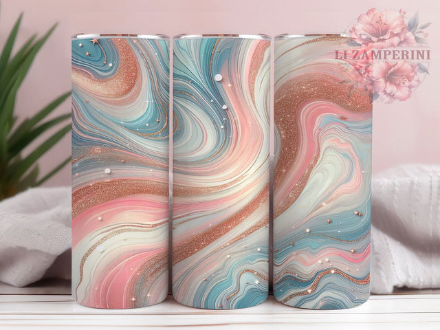 Elegant Seamless Marble Glitter Tumbler, Seamless Stone Wrap, 20oz Tumbler Sublimation, Elegant Sparkle Design, Shimmer Marble Tumbler, Luxe Glitter Wrap, Glam Seamless Sublimation Sublimation Li Zamperini 