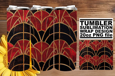 Elegant Sparkly Tumbler Wrap Sublimation afrosvg 