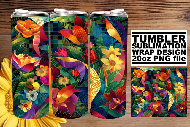 Elegant Spring Bloom Art: Elevate with floral sophistication Sublimation afrosvg 