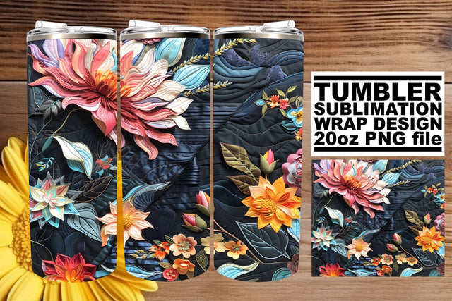 Elegant Spring Petal Elegance 20oz: Elegance in spring petals Sublimation afrosvg 