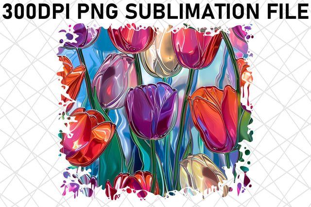 Elegant Springtime Floral Patterns Sublimation afrosvg 