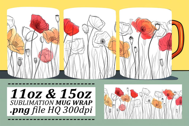 Elegant Springtime Symphony Mug Pattern Sublimation afrosvg 