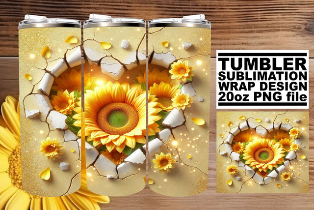 Elegant tumbler designs, perfect for personal projects! , 3D Heart Sublimation afrosvg 