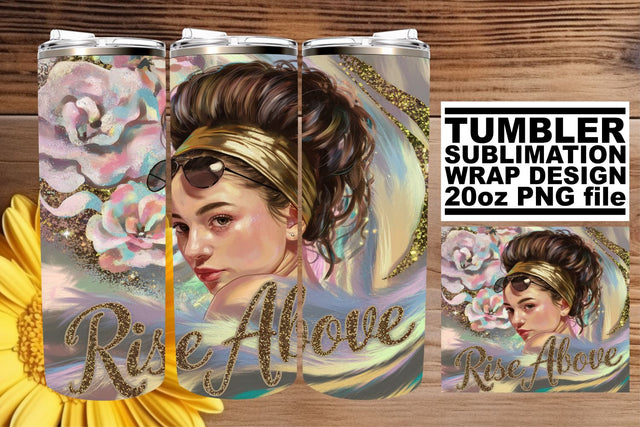 Elegant tumbler wrap, great for enhancing your designs! , Woman Sublimation afrosvg 