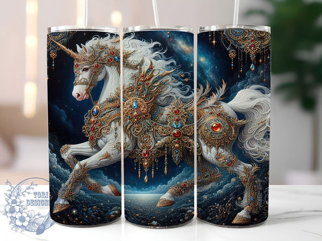 Elegant Victorian Carousel Tumbler, Victorian Tumbler Design, 3D Carousel Wrap, Vintage Horse Tumbler, Fairytale Tumbler, Antique Carousel Tumbler, Elegant Horse Tumbler Sublimation ToriDesigns 