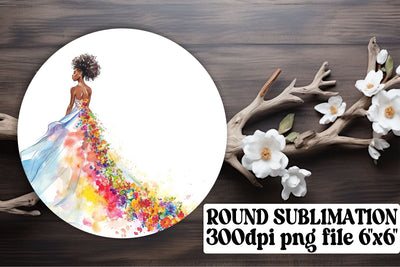 Elegant Wedding Car Coaster Sublimation Sublimation afrosvg 