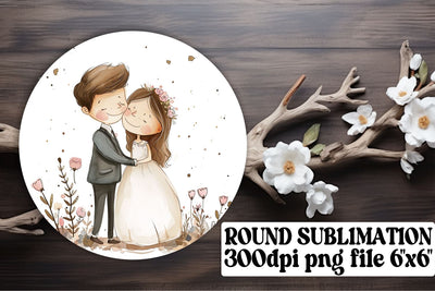 Elegant Wedding Memories Sublimation Set Sublimation afrosvg 