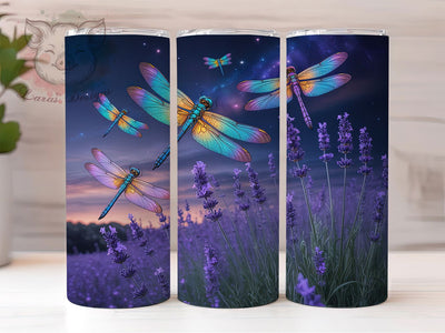 Elegant Wildflower Dragonfly Tumbler, Wildflower Tumbler, Elegant Dragonfly Wrap, Whimsical Wildflower Wrap, Rustic Dragonfly Wrap, Sublimation Design, Trendy Gift Idea Sublimation Lara' s Designs 