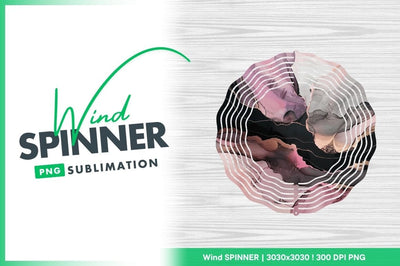Elegant wind spinner round sublimation design template Sublimation Regulrcrative 