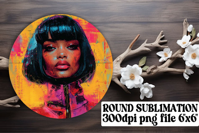 Elegant Women Portrait Sublimation Bundle Sublimation afrosvg 