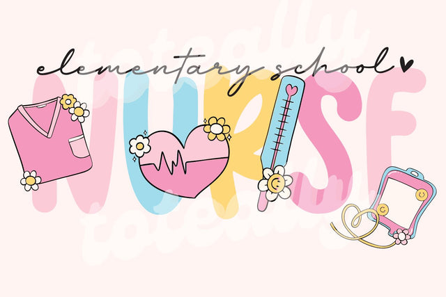 Elementary School Nurse SVG SVG Toteally Creations 