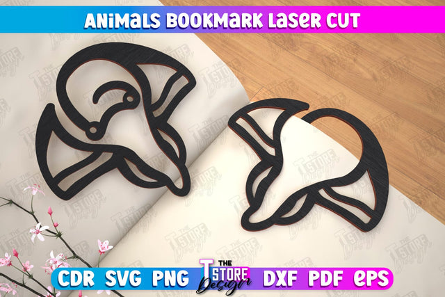 Elephant Bookmark | Book Lover | Book Marker | Page Holder | Paperclip | CNC File SVG The T Store Design 