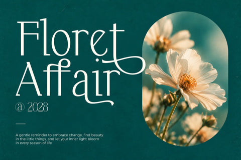 Elesthin Bloom - Elegance Display Serif Font Font Mozzatype 
