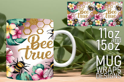 Elevate your crafting, beautiful PNG templates for mugs! , Bee Sublimation HoodArtCraft 