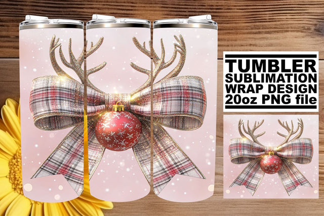 elevate your crafting experience! , Unique tumbler wrap, Christmas Bow Sublimation afrosvg 