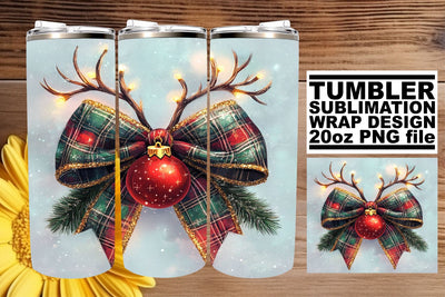 elevate your design experience! , Unique tumbler wrap, Christmas Bow Sublimation afrosvg 
