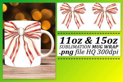 elevate your drinkware! , Artistic wrap templates, Bow Sublimation afrosvg 