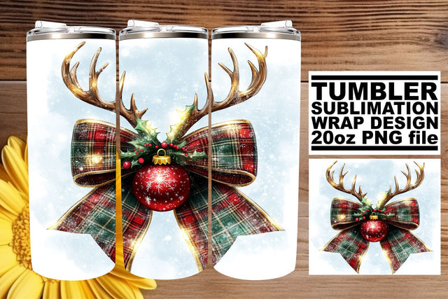 elevate your drinkware collection! , Unique designs tumbler wrap, Christmas Bow Sublimation afrosvg 