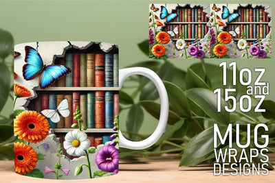 Elevate your mug artistry, stunning designs for sublimation! , Books Sublimation HoodArtCraft 