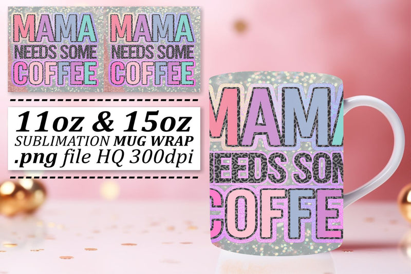 elevate your mug creations! , Artistic wrap designs, Mothers Day Sublimation afrosvg 
