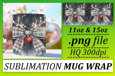elevate your mug creations! , Artistic wrap designs, Xmas Sublimation afrosvg 